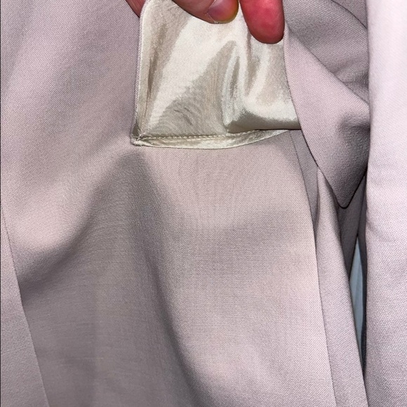 AKRIS Genaro blazer jacket beige tan wool size 10 clay office business NWT New - Picture 9 of 16